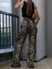 Leopard High Waist Wide Leg Pants sold by Charming Charlie