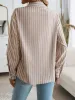 Devine Striped Collared Neck Long Sleeve Shirt sold by Charming Charlie