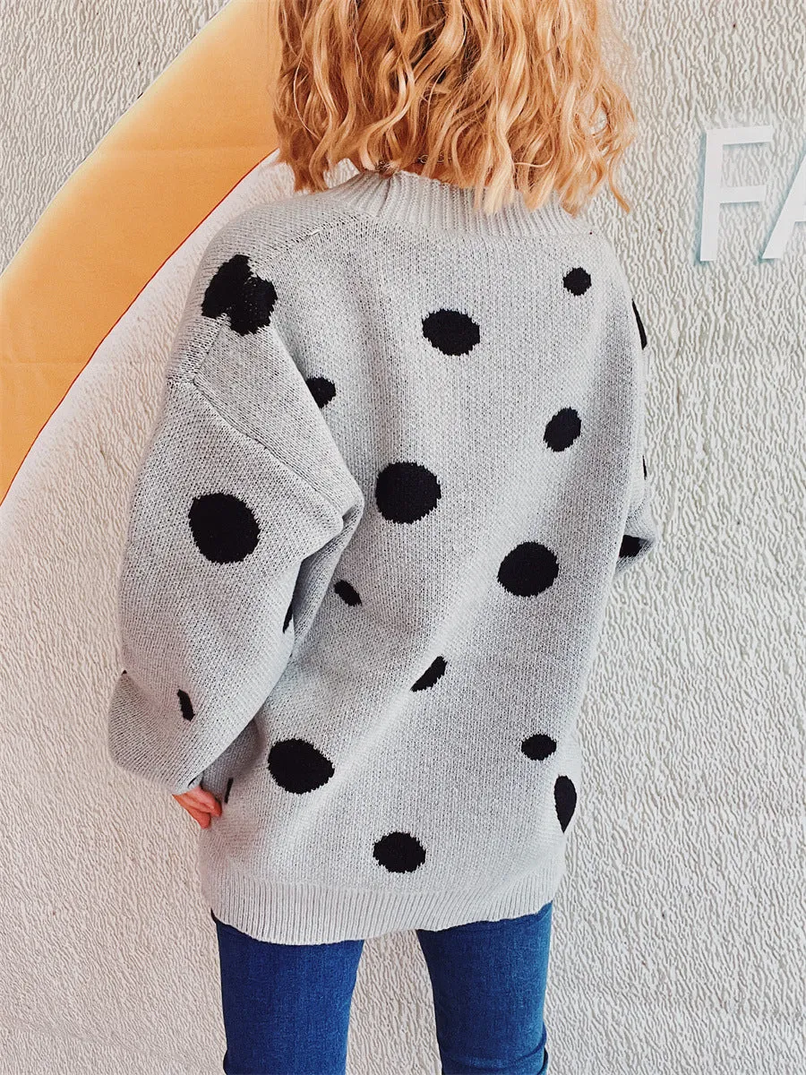 Polka Dot Button Up Cardigan sold by Charming Charlie product image thumbnail 2