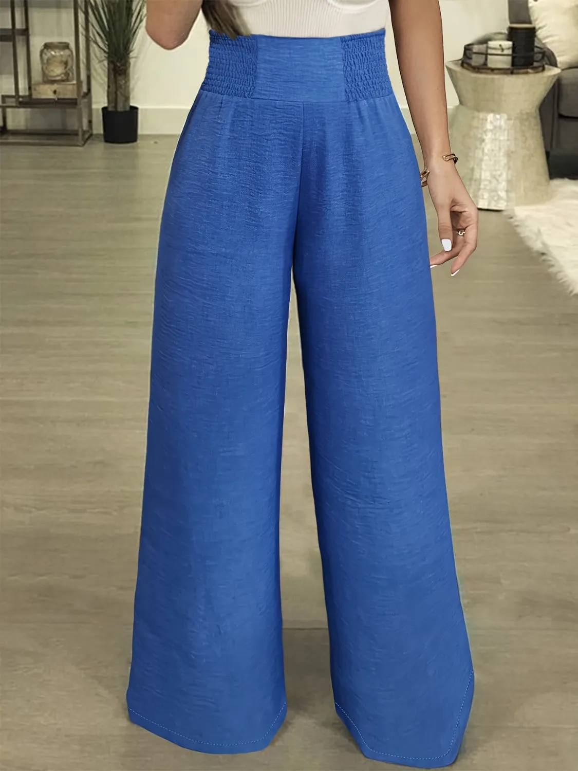 Plus Size High Waist Wide Leg Pants sold by Charming Charlie
