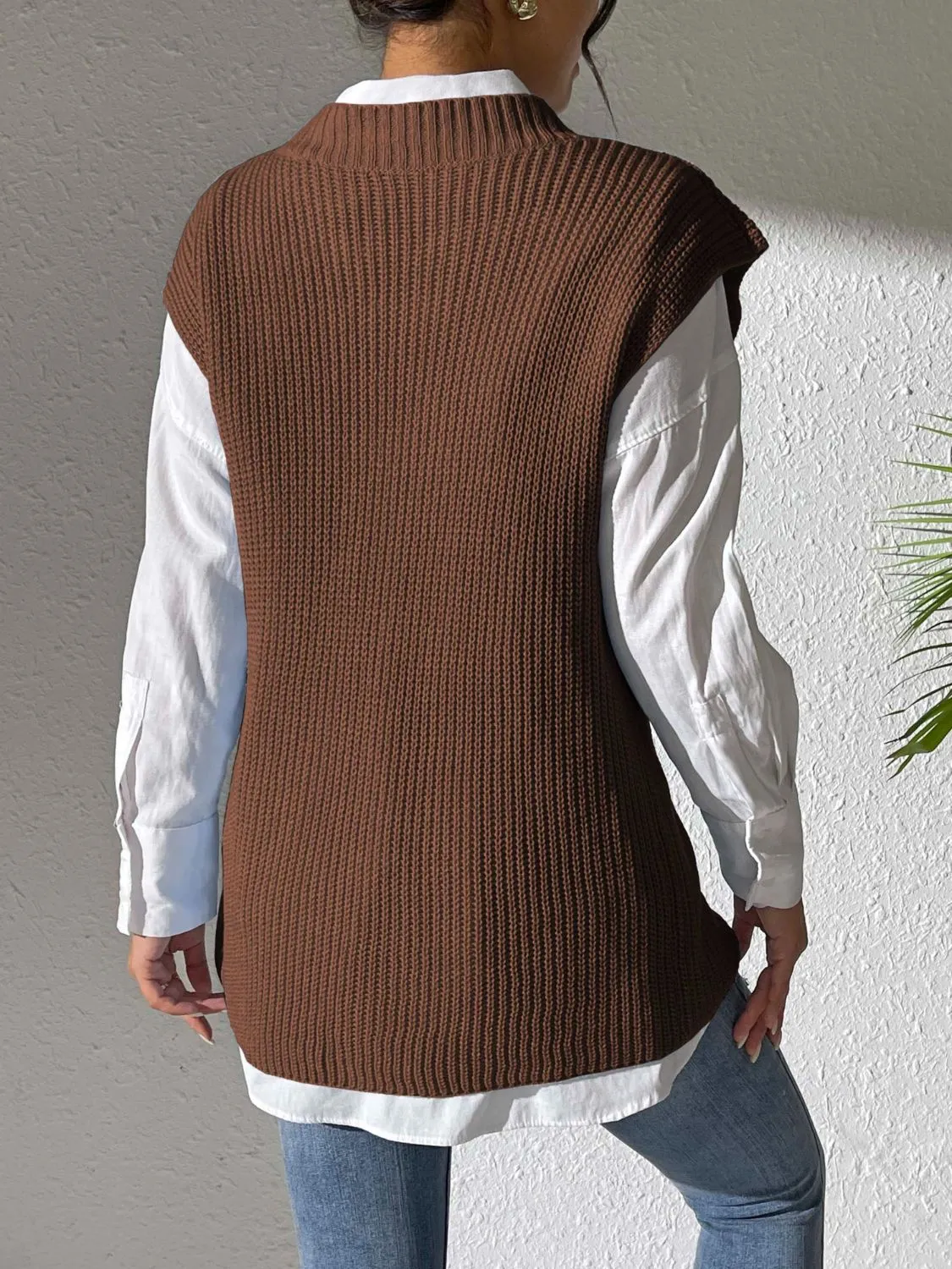 V-Neck Sweater Vest sold by Charming Charlie product image thumbnail 5
