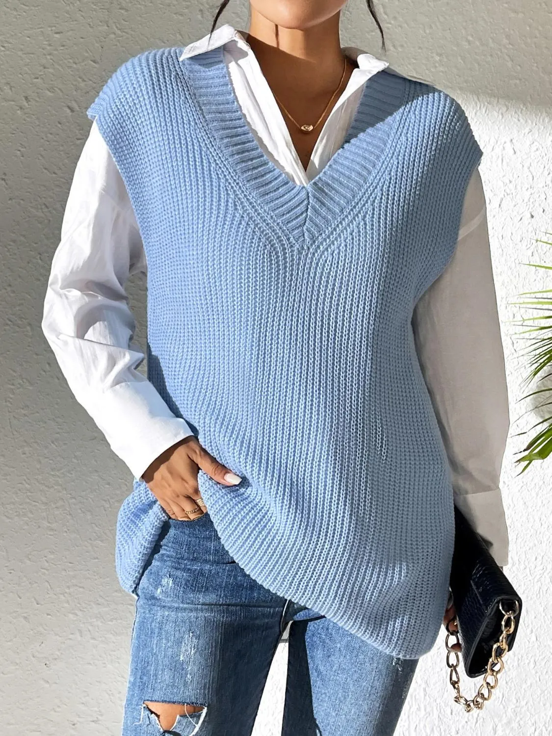 V-Neck Sweater Vest sold by Charming Charlie