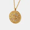 Zircon Titanium Steel Timepiece Shape Necklace sold by Charming Charlie