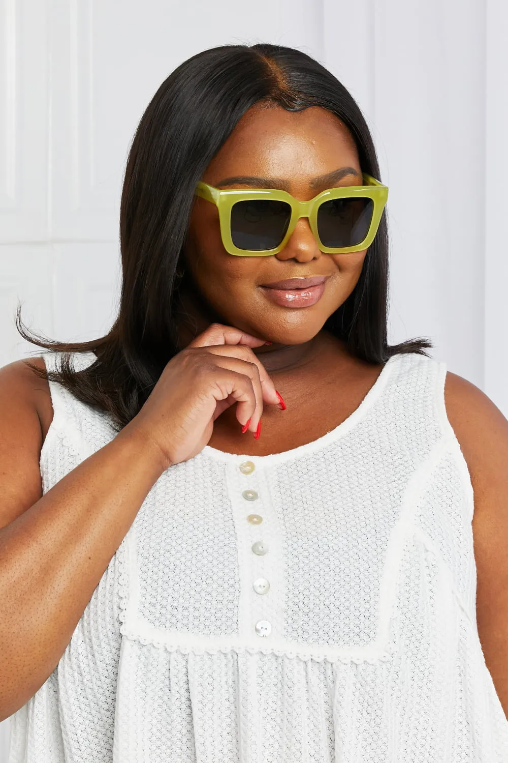 Square TAC Polarization Lens Sunglasses sold by Charming Charlie product image thumbnail 5