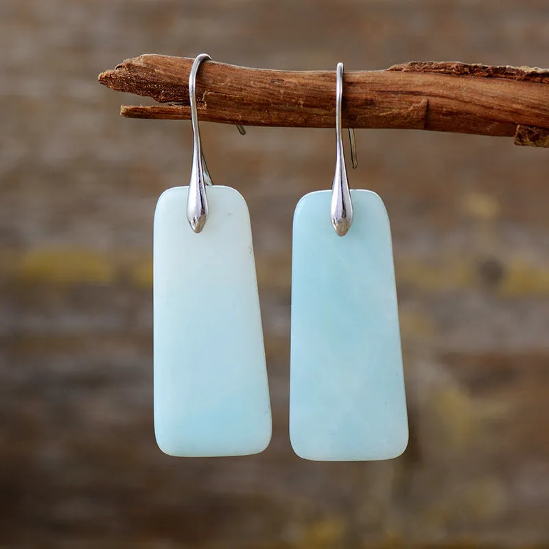 Natural Stone Geometric Shape Earrings sold by Charming Charlie product image thumbnail 3