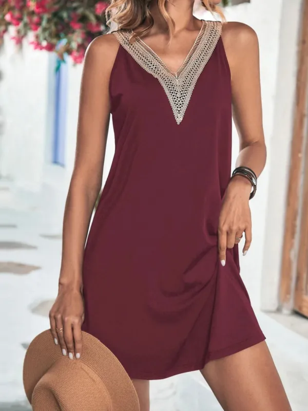 V-Neck Sleeveless Mini Dress sold by Charming Charlie