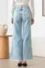 Litz La Distressed Frayed Hem Flare Jeans sold by Charming Charlie