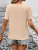 Round Neck Short Sleeve Top sold by Charming Charlie