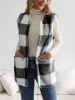Sherpa Plaid Vest sold by Charming Charlie