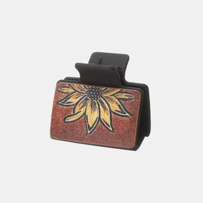 PU Leather Acrylic Claw Clip sold by Charming Charlie product image thumbnail 2