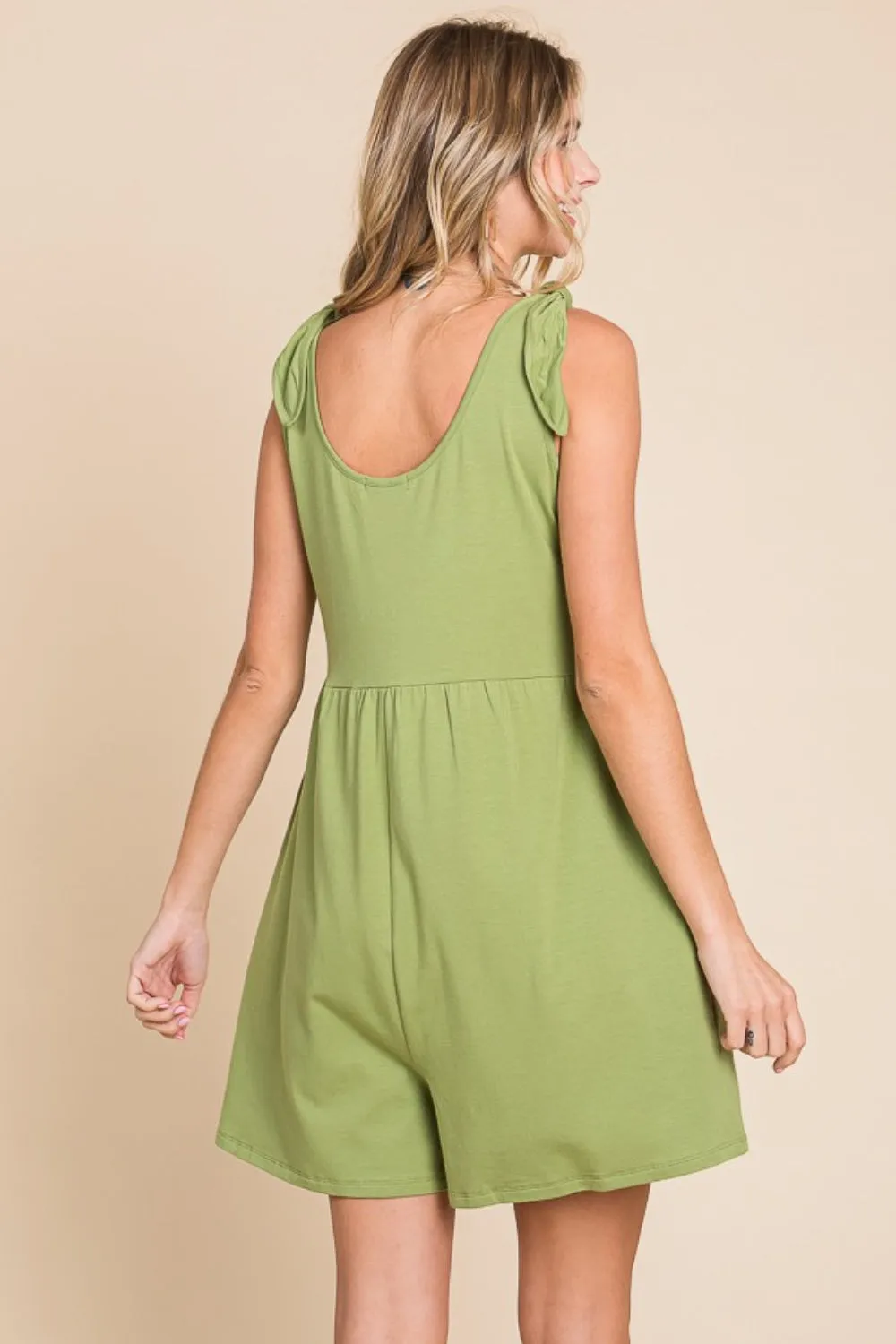 Culture Code Full Size Shoulder Knot Baggy Romper sold by Charming Charlie product image thumbnail 2