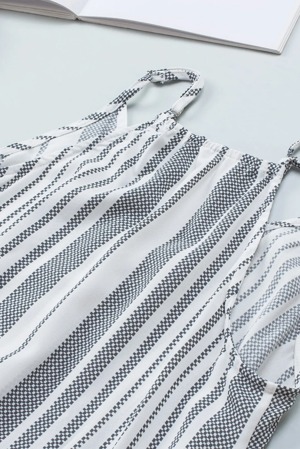 Striped Surplice Spaghetti Strap Cami sold by Charming Charlie product image thumbnail 5