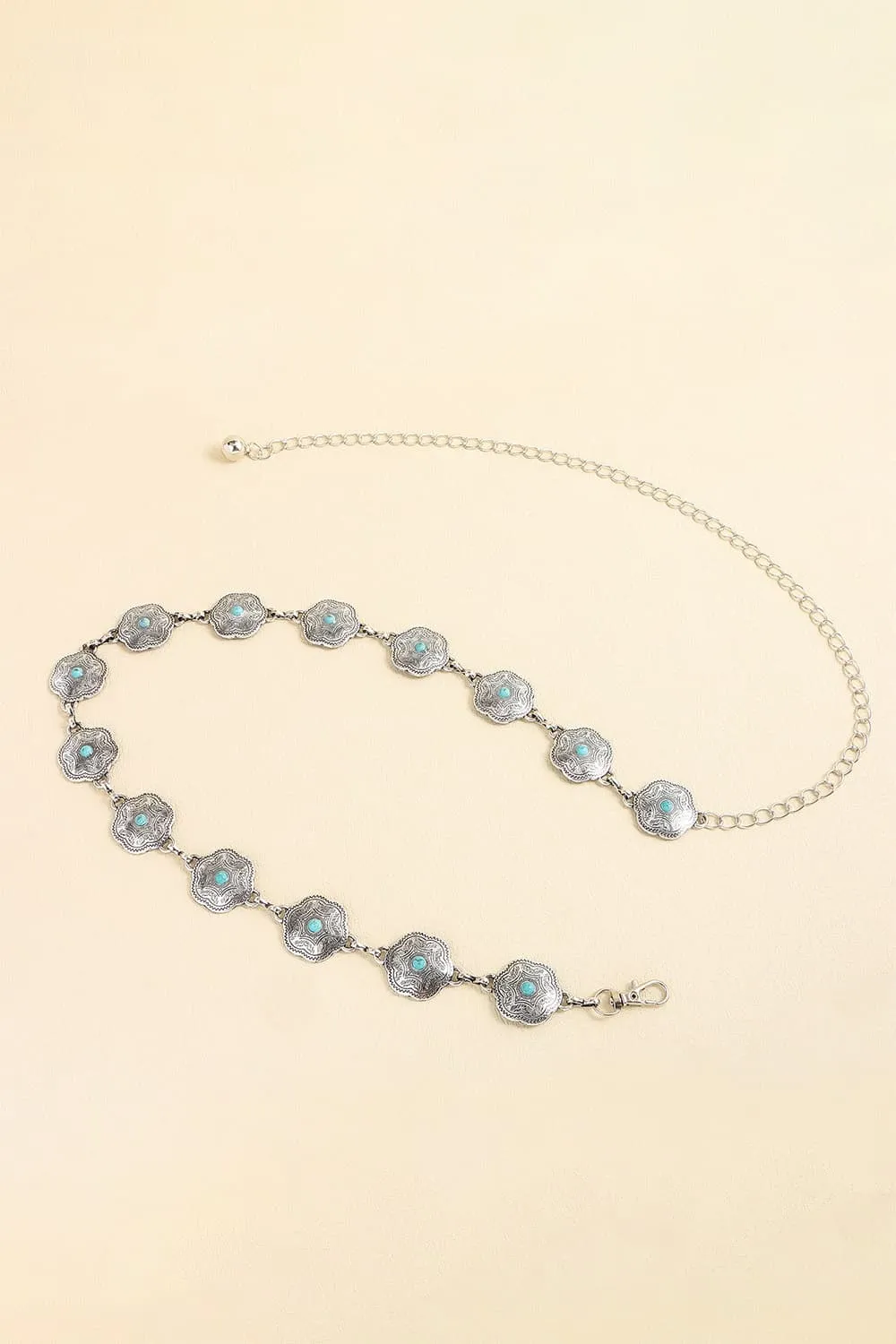 Vintage Turquoise Alloy Belt sold by Charming Charlie product image thumbnail 5