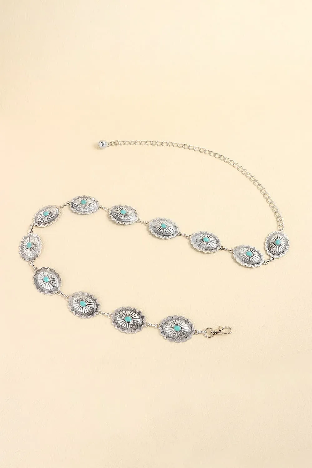 Vintage Turquoise Alloy Belt sold by Charming Charlie product image thumbnail 2