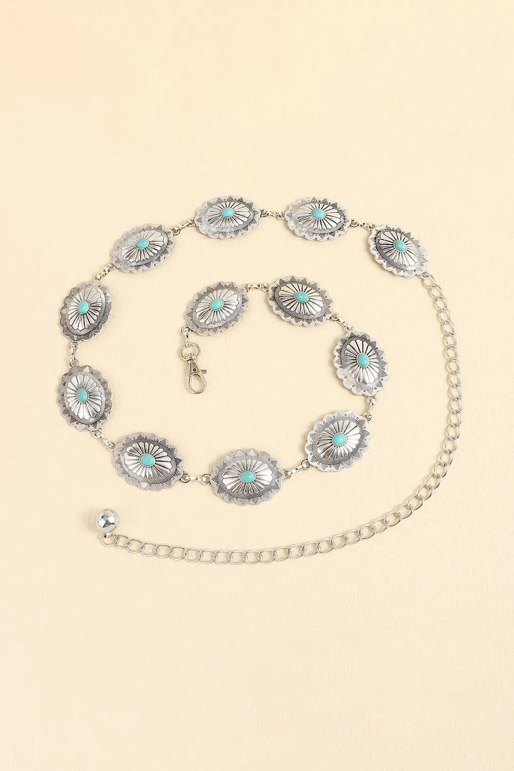 Vintage Turquoise Alloy Belt sold by Charming Charlie product image thumbnail 3