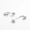 925 Sterling Silver Contrast Zircon Earrings sold by Charming Charlie