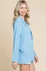 Culture Code One Button Long Sleeve Blazer with Pockets sold by Charming Charlie