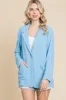 Culture Code One Button Long Sleeve Blazer with Pockets sold by Charming Charlie