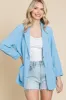 Culture Code One Button Long Sleeve Blazer with Pockets sold by Charming Charlie