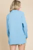Culture Code One Button Long Sleeve Blazer with Pockets sold by Charming Charlie