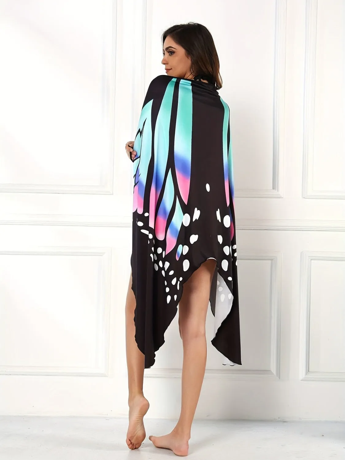 Printed Spaghetti Strap Cover Up sold by Charming Charlie product image thumbnail 4