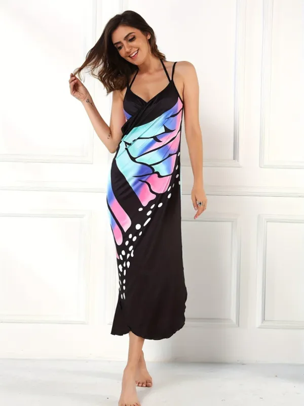 Printed Spaghetti Strap Cover Up sold by Charming Charlie