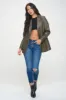 Coalition LA Single-Breasted Vegan Leather Blazer sold by Charming Charlie