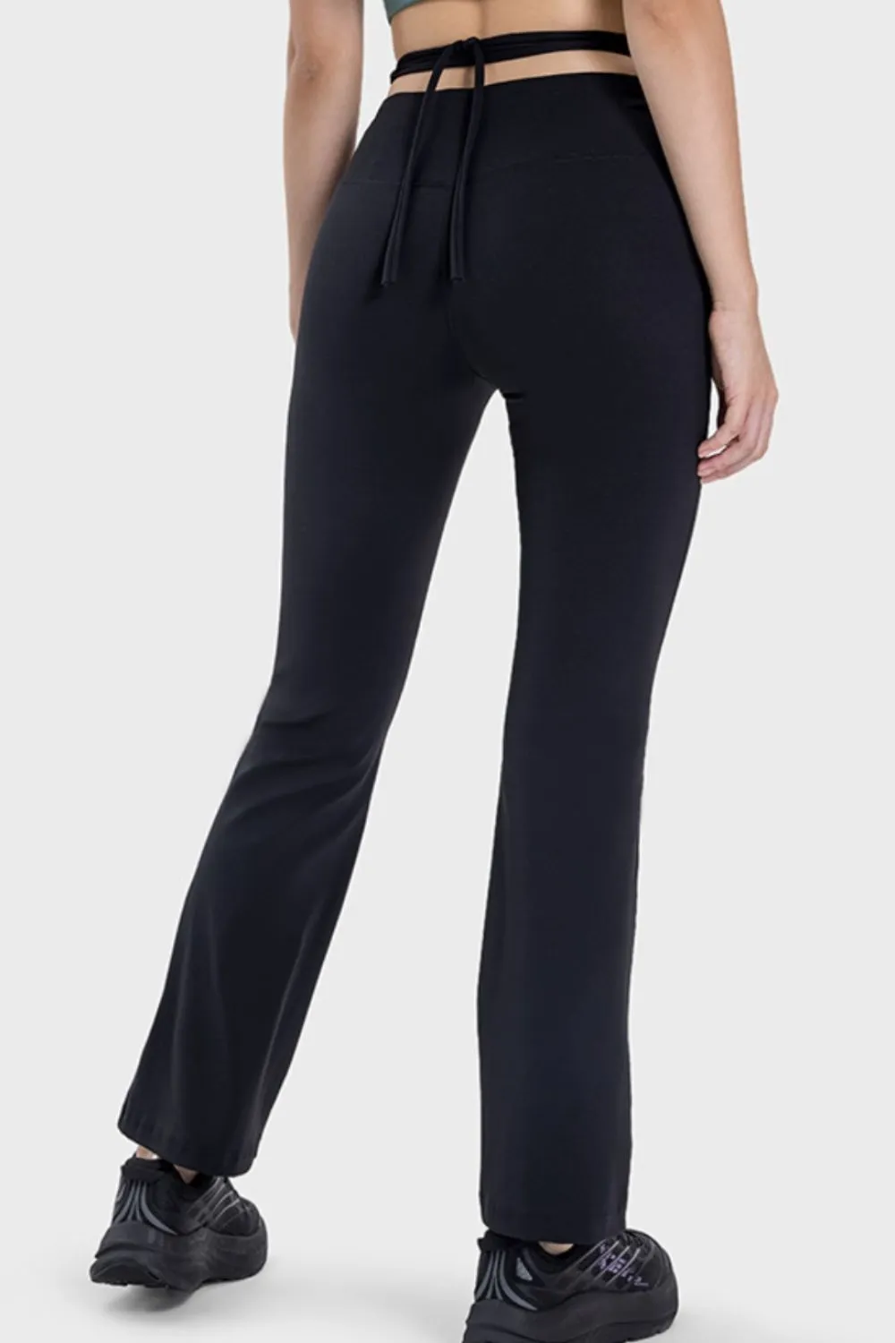 Tied Mid-Rise Waist Active Pants sold by Charming Charlie product image thumbnail 2