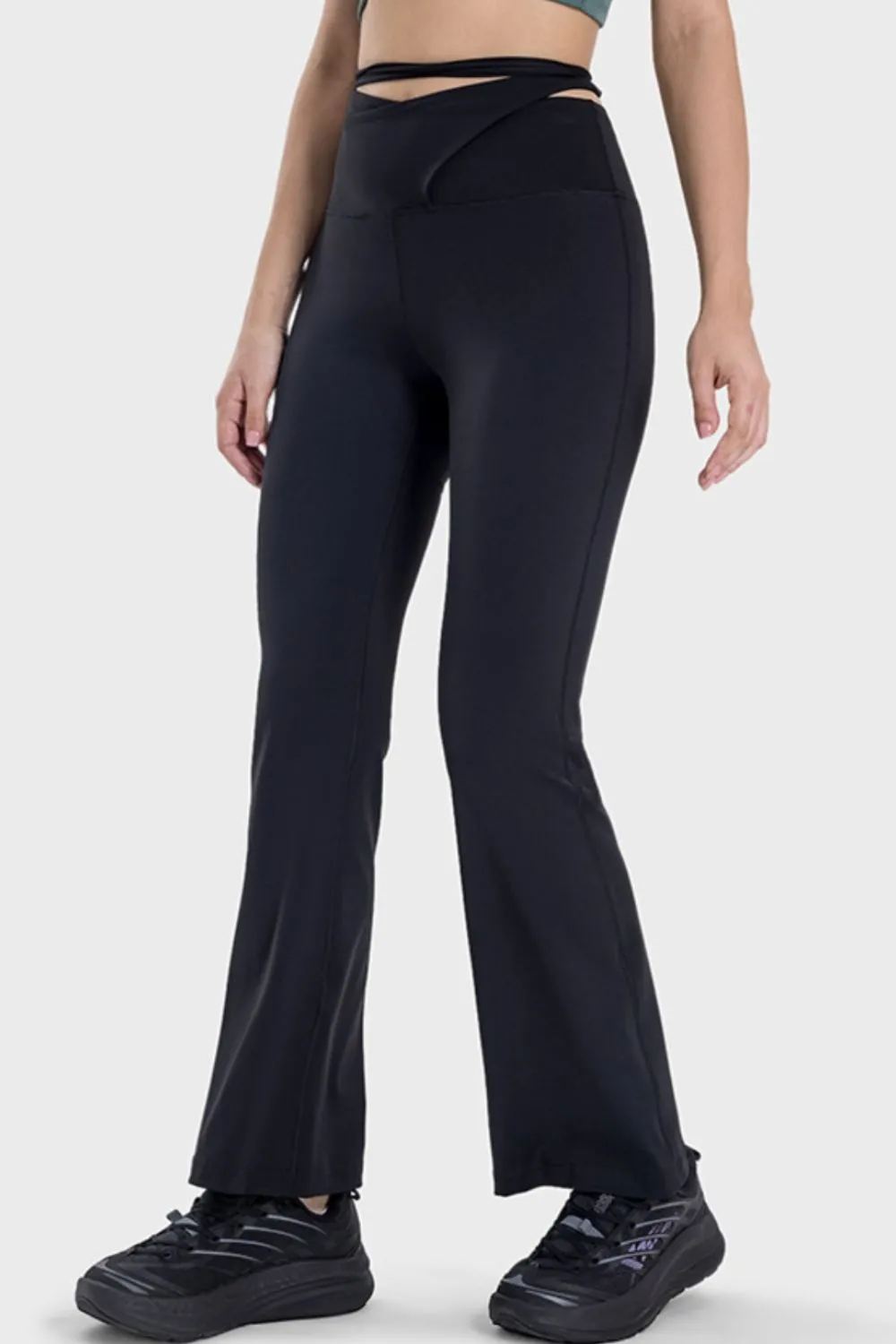 Tied Mid-Rise Waist Active Pants sold by Charming Charlie product image thumbnail 3