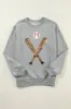 Sequin Baseball Long Sleeve Sweatshirt sold by Charming Charlie