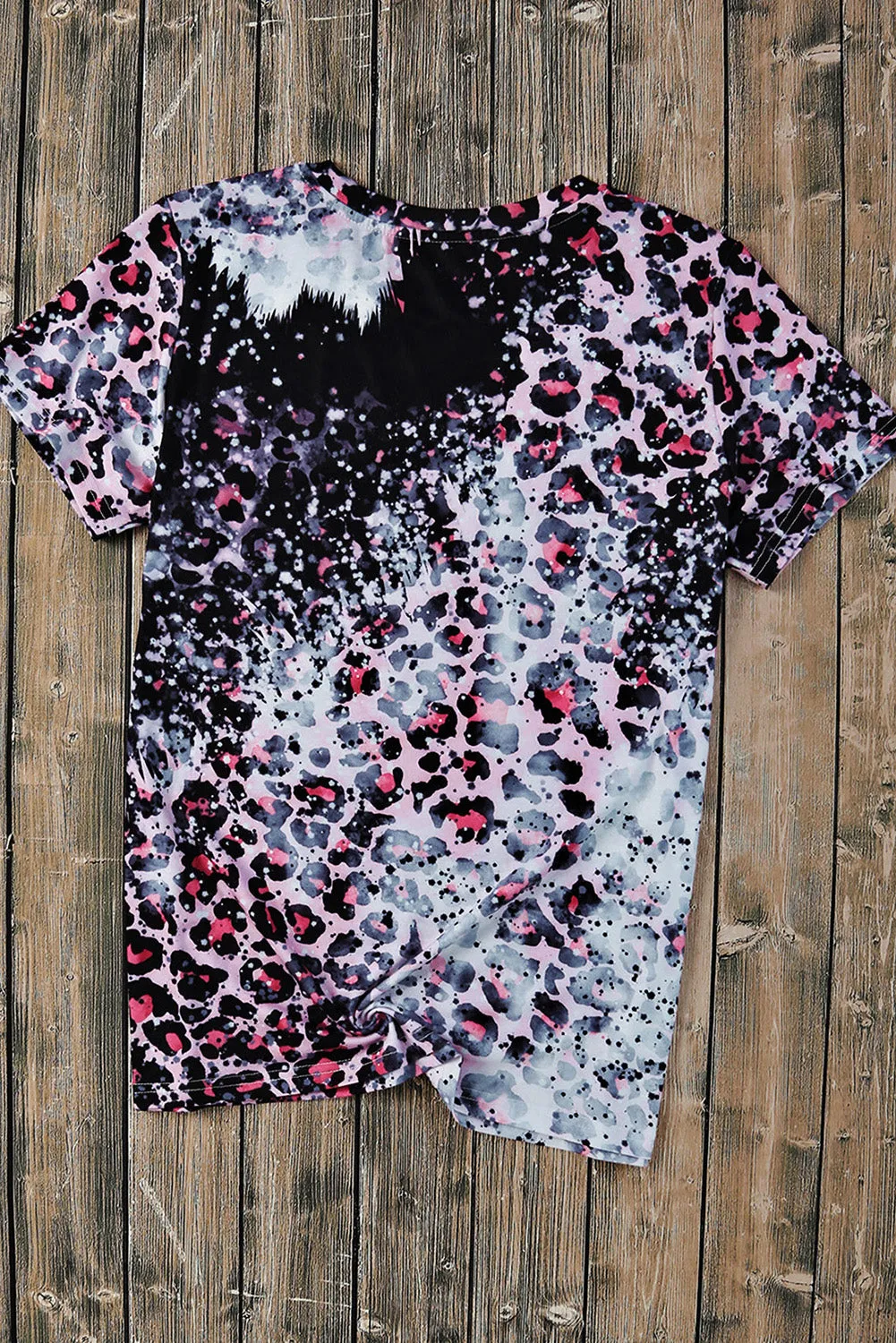 Leopard Round Neck Short Sleeve T-Shirt sold by Charming Charlie product image thumbnail 5