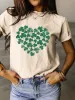 Full Size Lucky Clover Round Neck Short Sleeve T-Shirt sold by Charming Charlie
