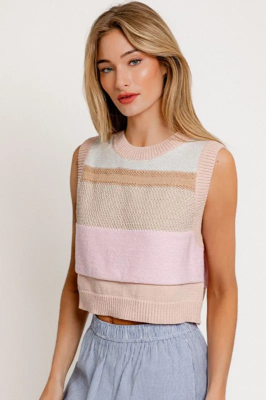 Round Neck Sweater Vest sold by Charming Charlie