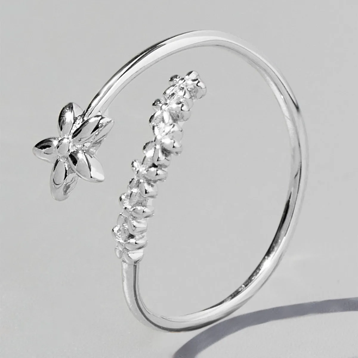 925 Sterling Silver Flower Ring sold by Charming Charlie product image thumbnail 3