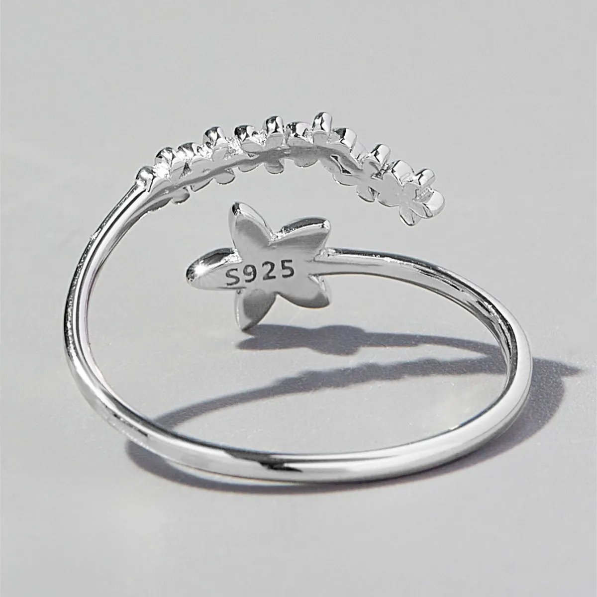 925 Sterling Silver Flower Ring sold by Charming Charlie product image thumbnail 2