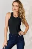 Basic Bae Full Size Round Neck Racerback Tank sold by Charming Charlie