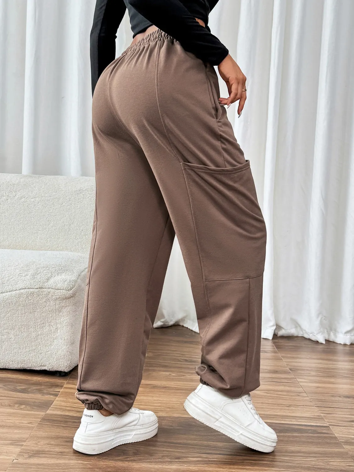 Tied Joggers with Pockets sold by Charming Charlie product image thumbnail 2