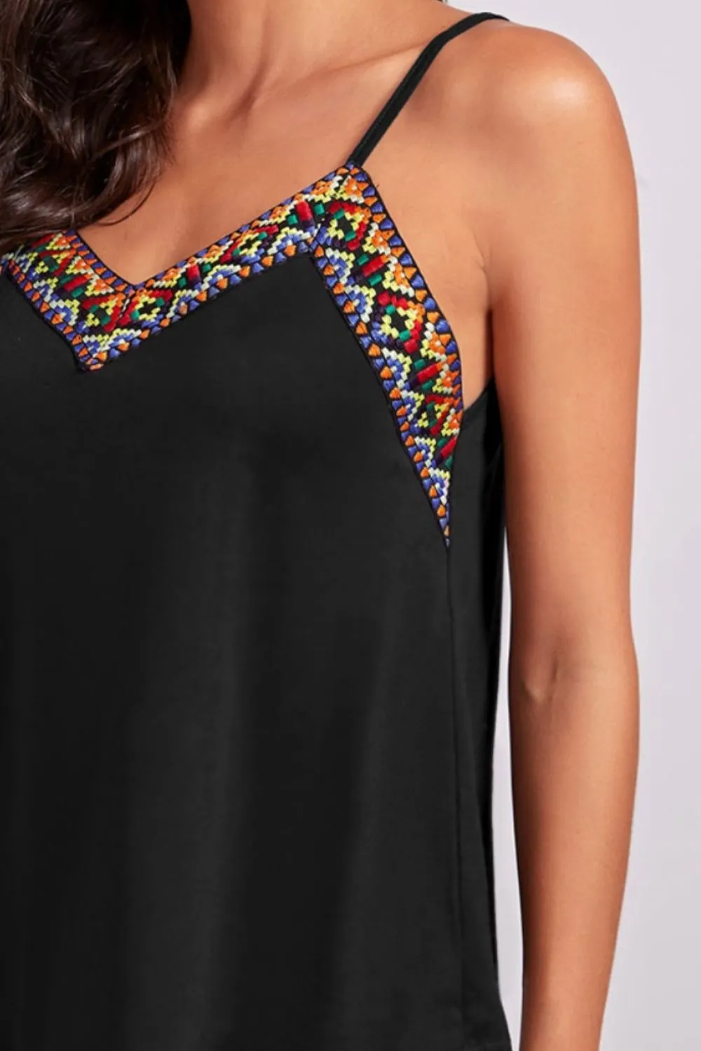 Geometric V-Neck Spaghetti Strap Cami sold by Charming Charlie product image thumbnail 3