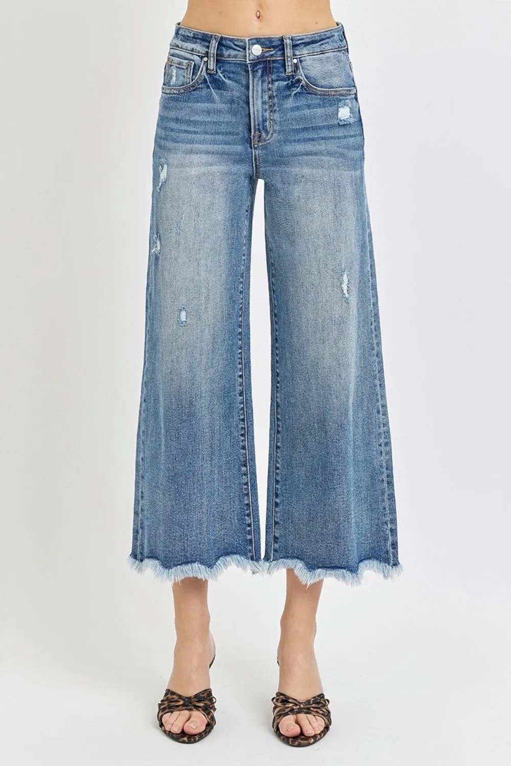 Risen High Rise Cropped Flare Jeans sold by Charming Charlie product image thumbnail 3