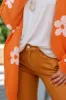 Flower Open Front Long Sleeve Cardigan sold by Charming Charlie