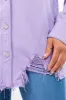 American Bazi Frayed Hem Distressed Denim Jacket sold by Charming Charlie