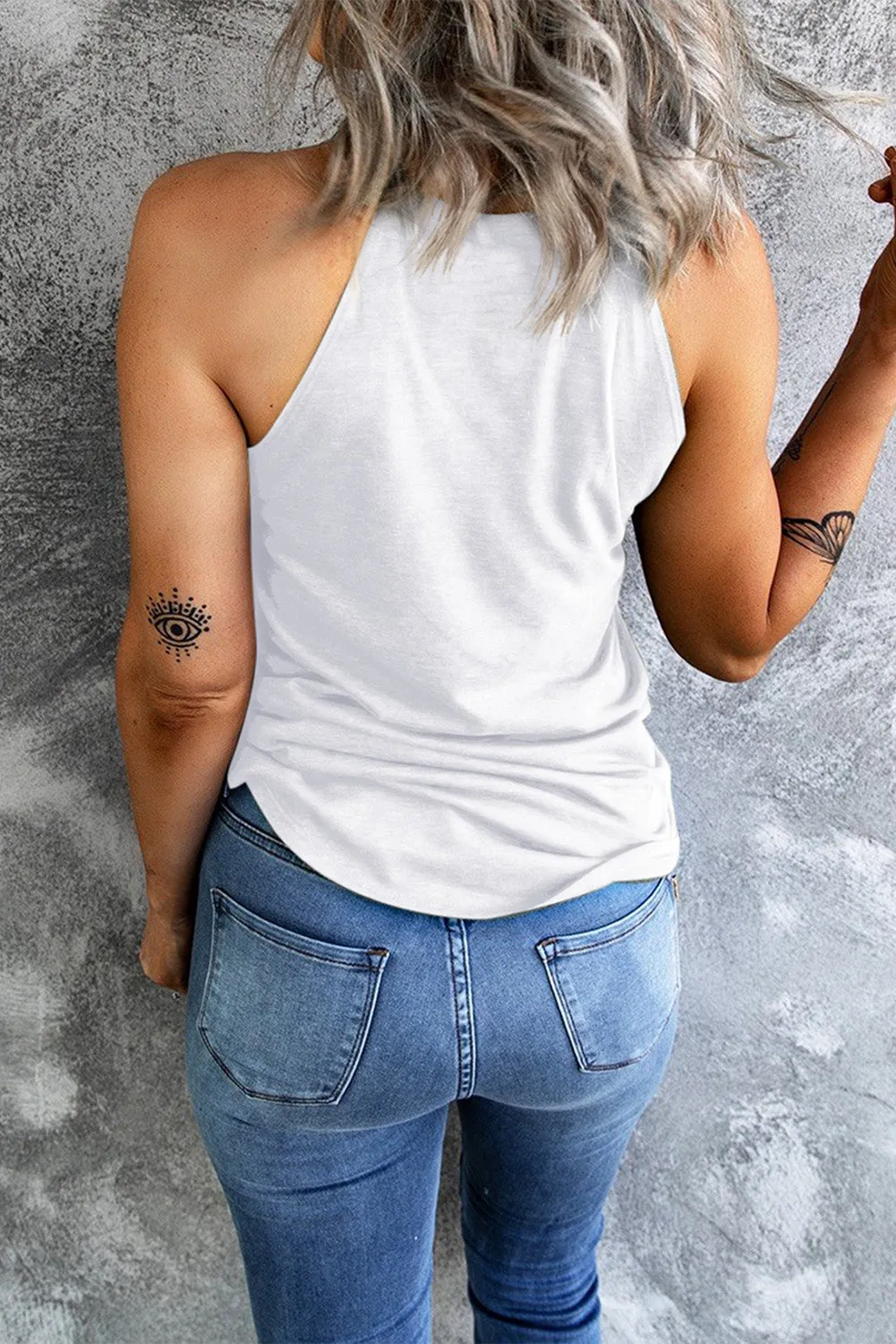 Bow Graphic Grecian Neck Tank sold by Charming Charlie product image thumbnail 3