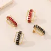 Titanium Steel Inlaid Zircon Stud Earrings sold by Charming Charlie