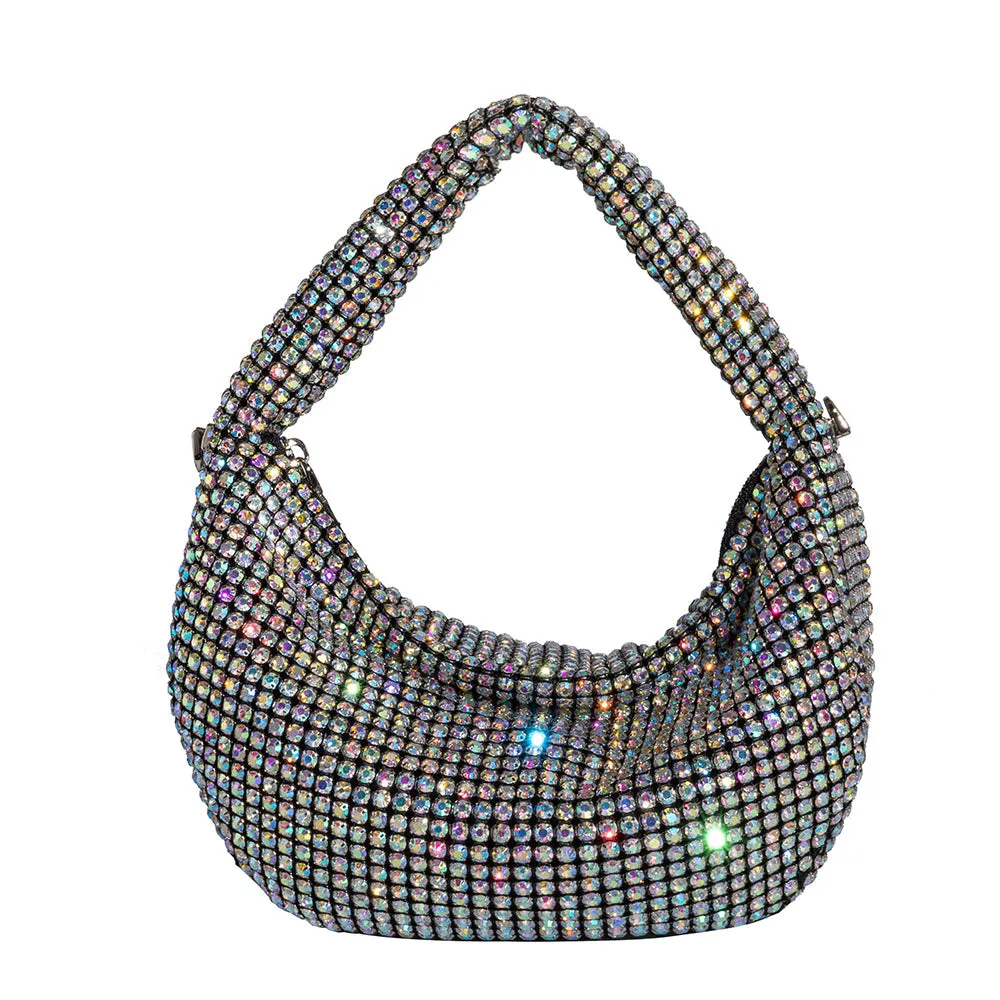 Milly Multi Crystal Crossbody Bag sold by Charming Charlie