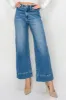 Risen Full Size High Rise Wide Leg Jeans sold by Charming Charlie