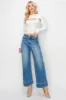 Risen Full Size High Rise Wide Leg Jeans sold by Charming Charlie