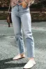High Waist Straight Jeans with Pockets sold by Charming Charlie