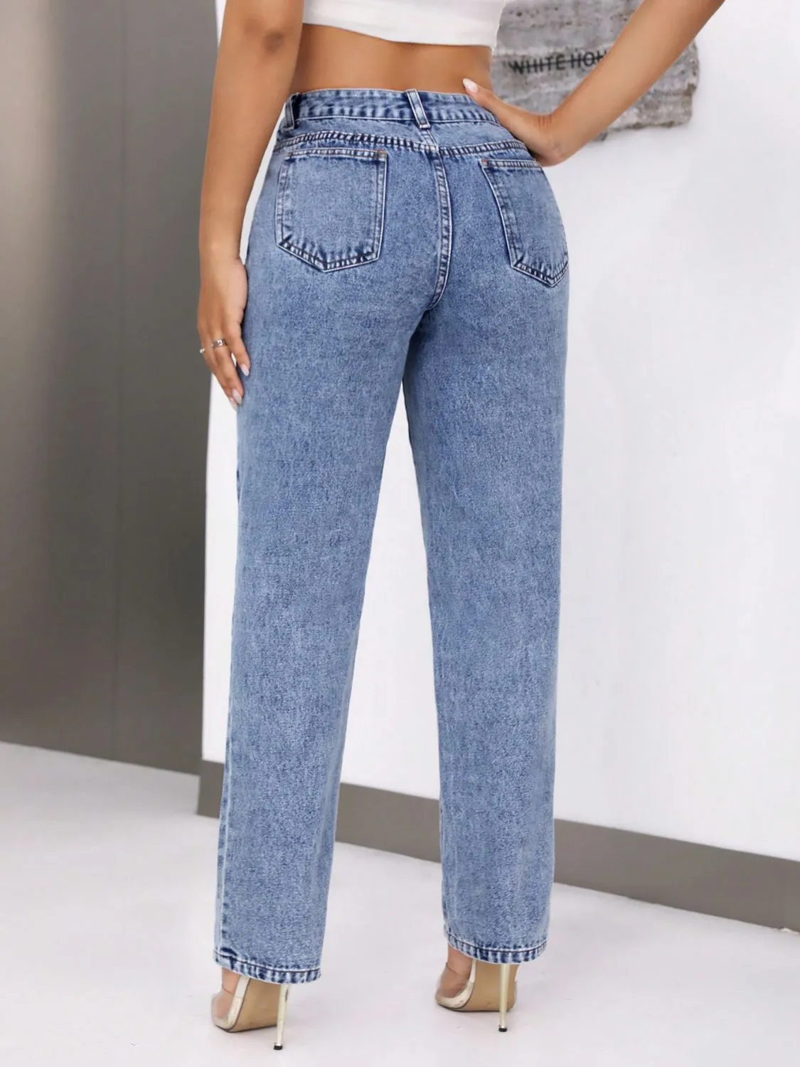Mid-Rise Waist Jeans with Pockets sold by Charming Charlie product image thumbnail 2