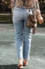 High Waist Straight Jeans with Pockets sold by Charming Charlie