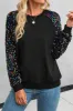 Sequin Round Neck Long Sleeve Blouse sold by Charming Charlie